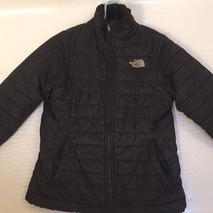 Used Girls North Face size 10/12 M.